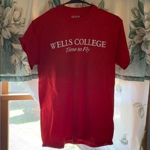 Wells College t-shirt